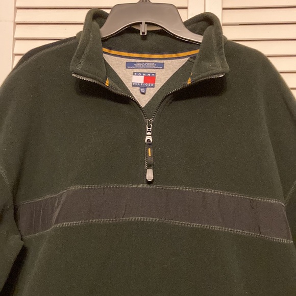 Vintage Tommy Hilfiger 1/4 Polar Fleece Pullover Size XXL - Picture 3 of 9